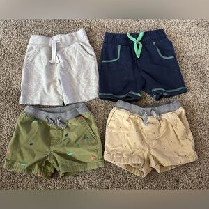 Toddler Casual Shorts Set - Gray, Navy, Green, Beige